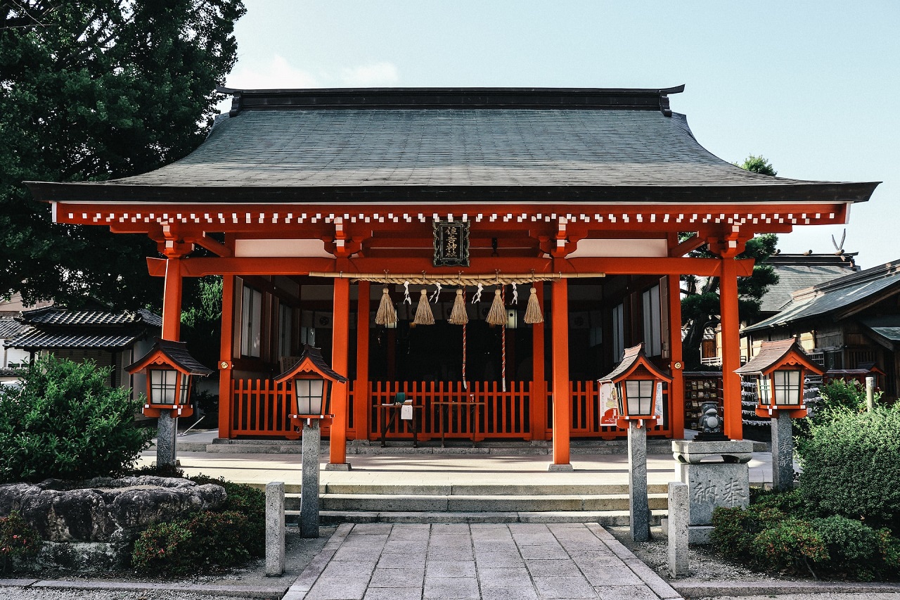 Shinto-tempel i Fukuoka